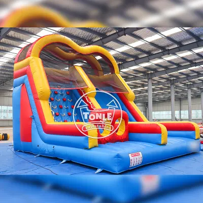 Custom Inflatable Climbing Wall Slide - 5.5x6.2m