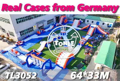 Inflatable Water Park project in Germany
