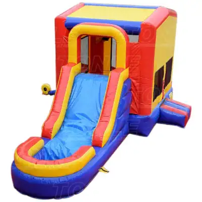 Bouncy House with Water Slide — 26ft Inflatable Combo