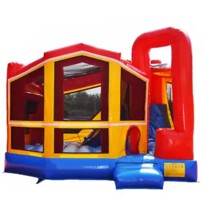 Backyard 5-in-1 Modular Bounce House with Slide Combo