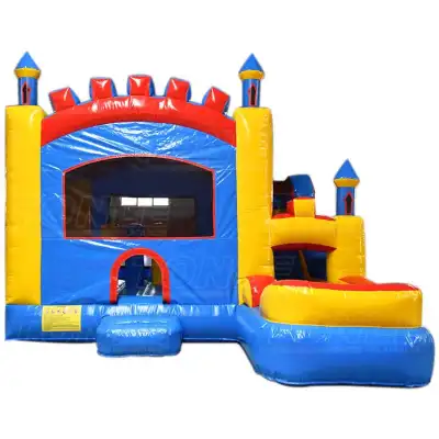 Castle-Shaped Commercial Bounce House with Slide — 34sqm Inflatable Castle Jumper for Rental Fleet Operators, Event Companies & High-Volume Party Venues