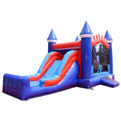 Black Panther Wakandan Warrior Bounce House with Slide — 38.2sqm Marvel Superhero Inflatable for Royal Hero Parties, Afrofuturistic Events & Community Celebrations