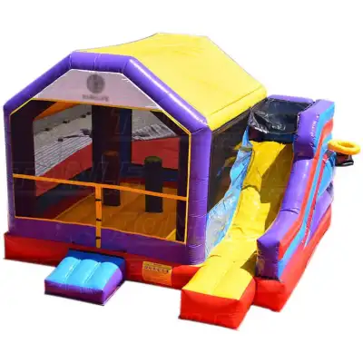 Classic Commercial Bounce House for High-Volume Party Venues — 28.8sqm Heavy-Duty Inflatable Jumper with Safety Netting for Rental Operators & Event Planners