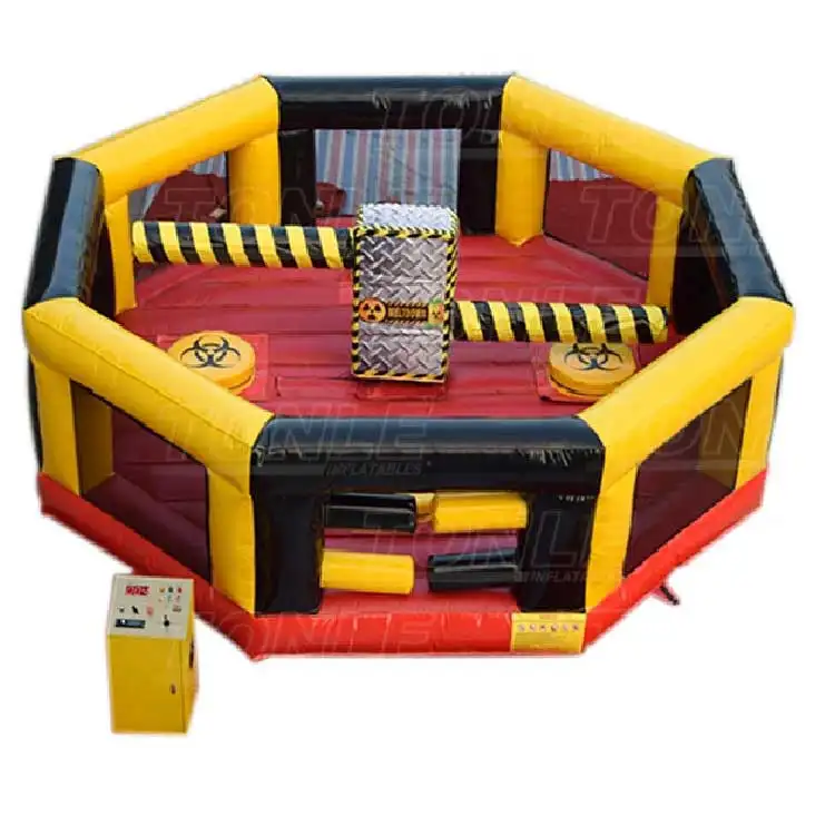 inflatable last man standing sweeper game — photo 1