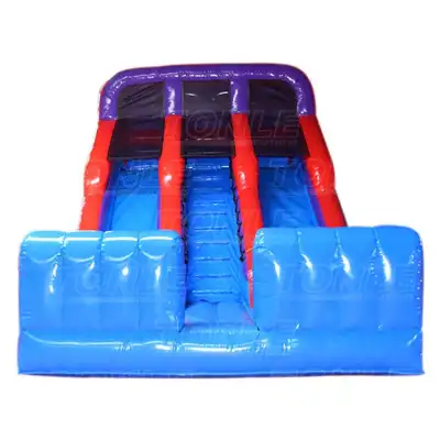 double lane dry slide