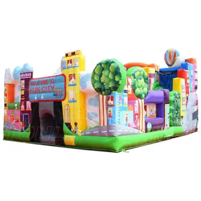 the fun city inflatable playground