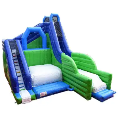 Inflatable Jump and Slide Combo