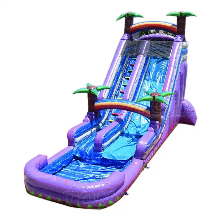 purple marble water slide — photo 1