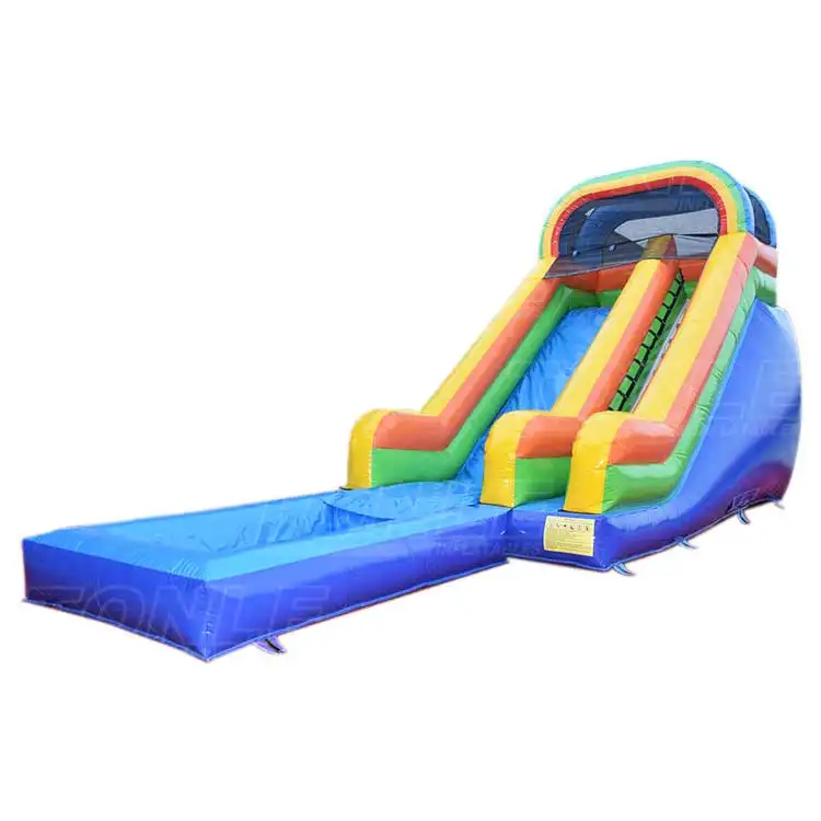water slide with pool — photo 1