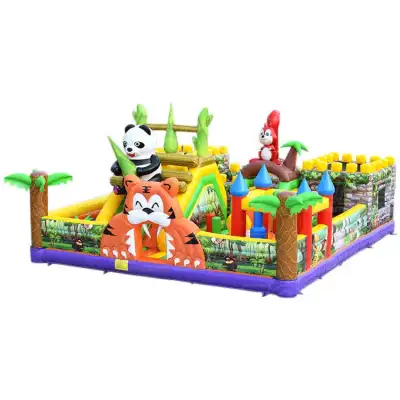 zoo inflatable playground