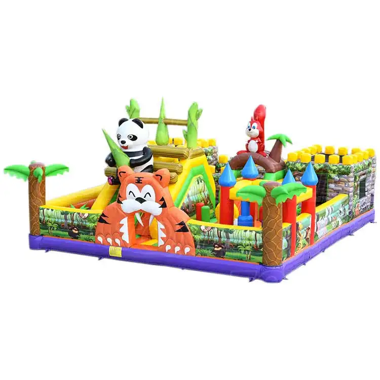 zoo inflatable playground — photo 1