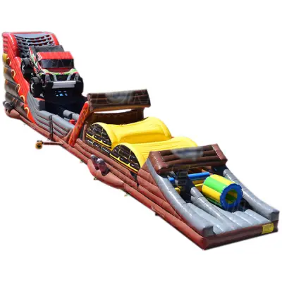 monster truck inflatable obstacle