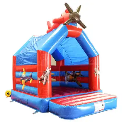 airplane inflatable bounce house bouncy castle for sale