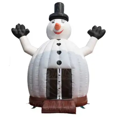 snowman bouncy castle