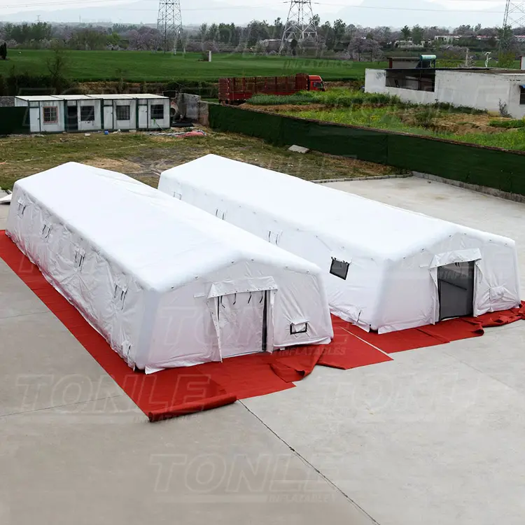 custom large white inflatable medical tent — photo 1