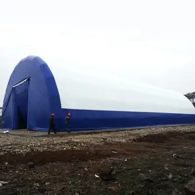 custom huge Inflatable hangar tent or warehouse