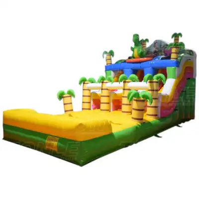 dinosaur jungle dual slide