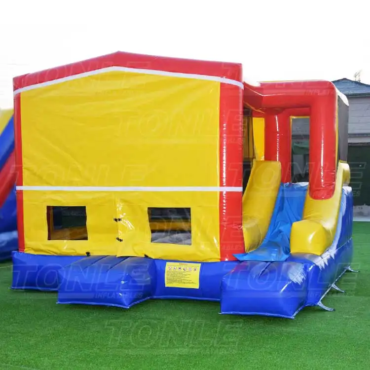 hot sell inflatable bouncy castle combo module bounce house slide combo — photo 1
