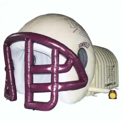 7.8m Inflatable Football Helmet Tunnel for Sports Teams
