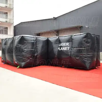 inflatable laser tag arena
