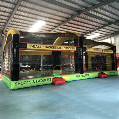 11.4m Inflatable Sport Arena for Rentals & Schools