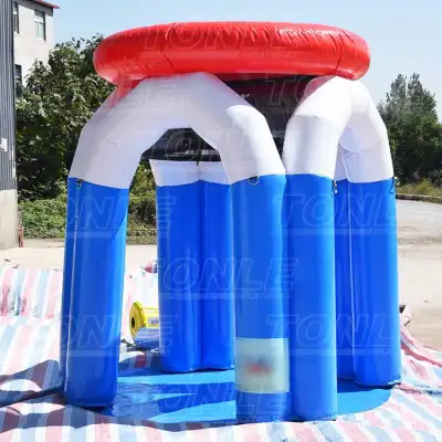 inflatable monster basketball game