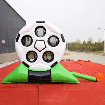 round wall hole inflatable dart ball game