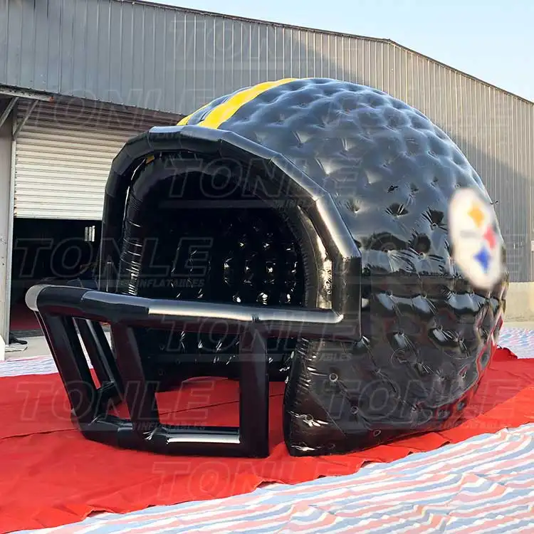 custom giant inflatable football helmet — photo 1