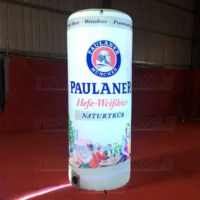 LED inflatable beer bottle