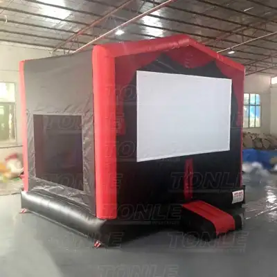 movie screen bounce house