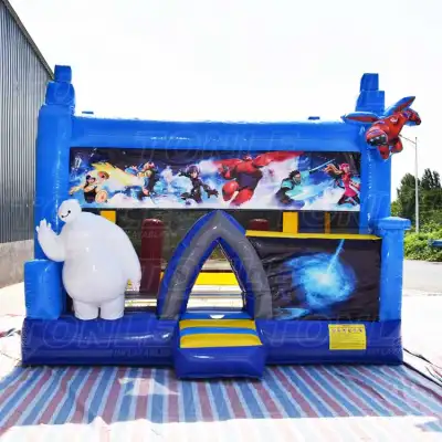 big hero 6 baymax bounce house