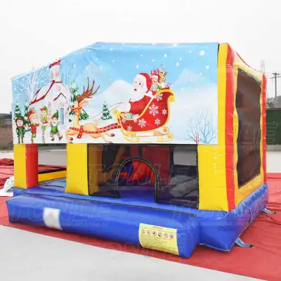 module bounce house w/ detachable banner