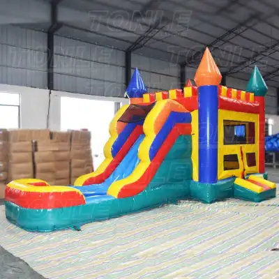 module bouncer house with slide combo
