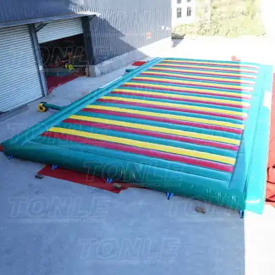 custom large commercial PVC inflatable jump pad