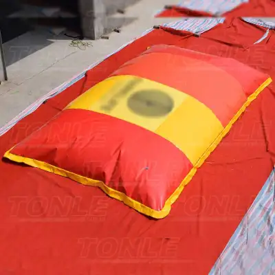 large inflatable jump pillow