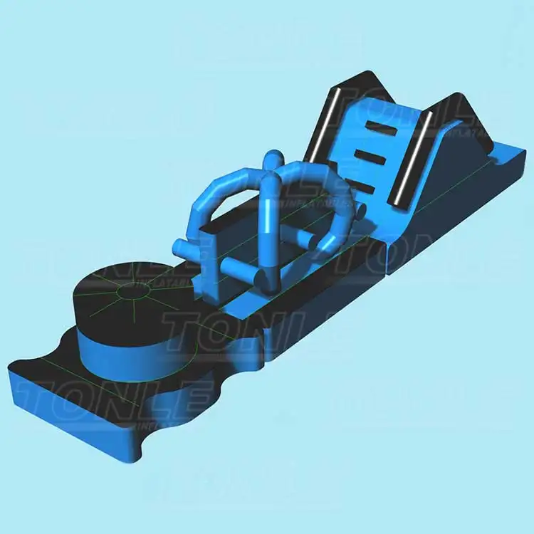 mini inflatable floating obstacle course — photo 1