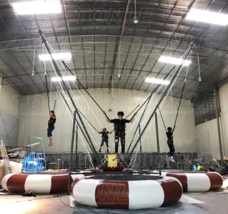 custom inflatable bungee trampoline — photo 1