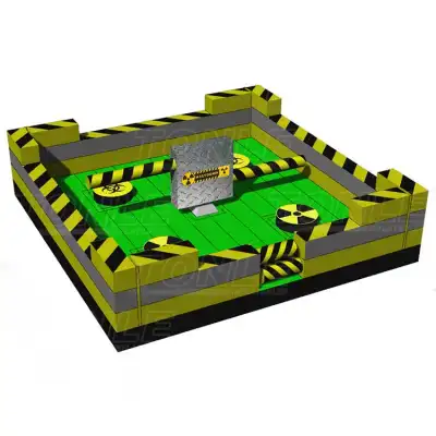 inflatable meltdown mat