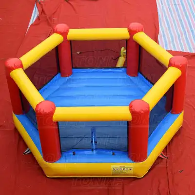 hexagon boxing ring inflatable game