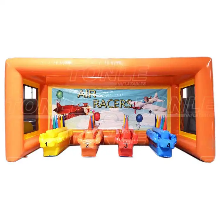 inflatable air racers carnival game — photo 1