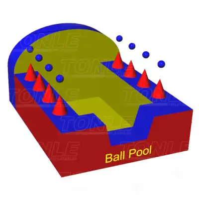 custom factory inflatable yellow air juggler games
