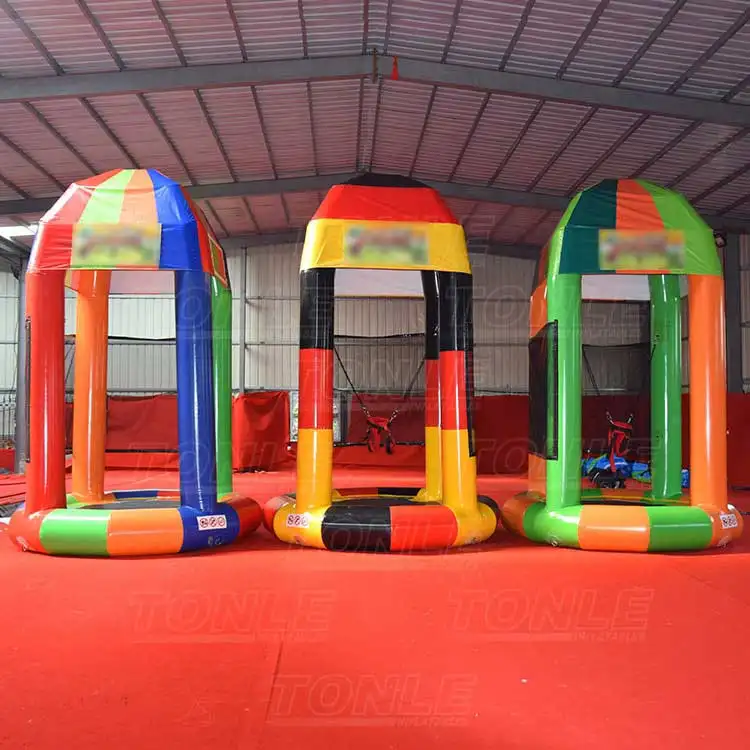 cheap inflatable bungee trampoline — photo 1