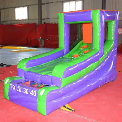 carnival inflatable snowball game