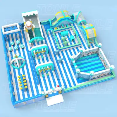 20x20m Inflatable Fun Park for Rental Operators