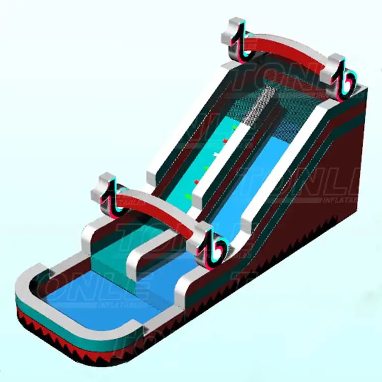 new design commercial inflatable water slide — photo 1