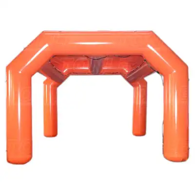 custom cheap wholesale orange inflatable misting tent