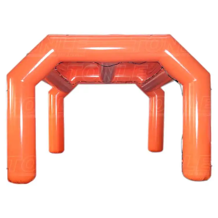 custom cheap wholesale orange inflatable misting tent — photo 1