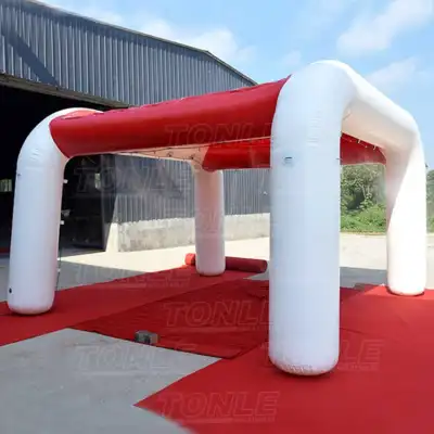 inflatable misting station tent