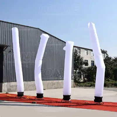 factory price custom single double leg inflatable guys sky dancer