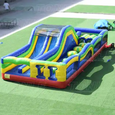 inflatable all in one obstacle course